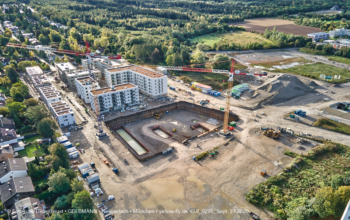 27.09.2020 - Baustelle Alexisquartier in Neuperlach